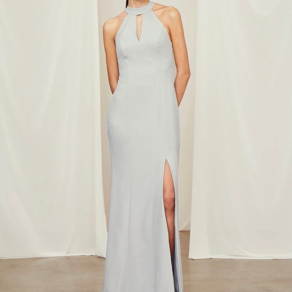 Amsale Yara Dress in Slate